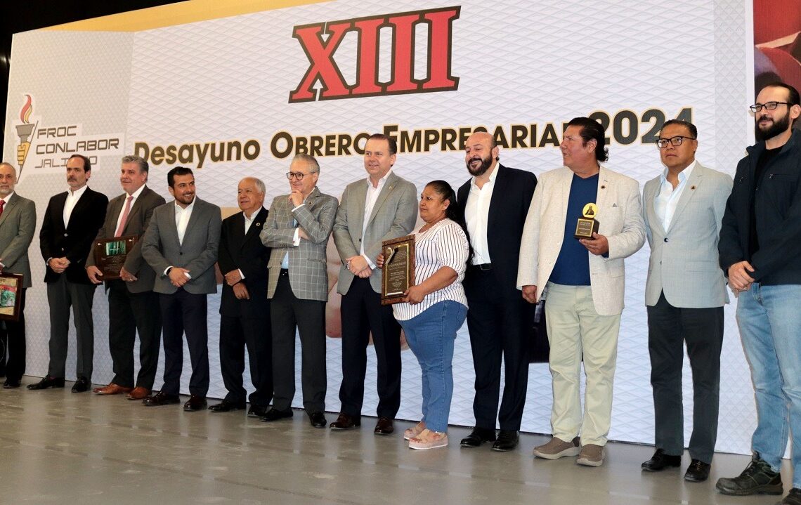 Jalisco Refrenda su Liderazgo en Estabilidad Laboral Durante el Desayuno Obrero-Empresarial