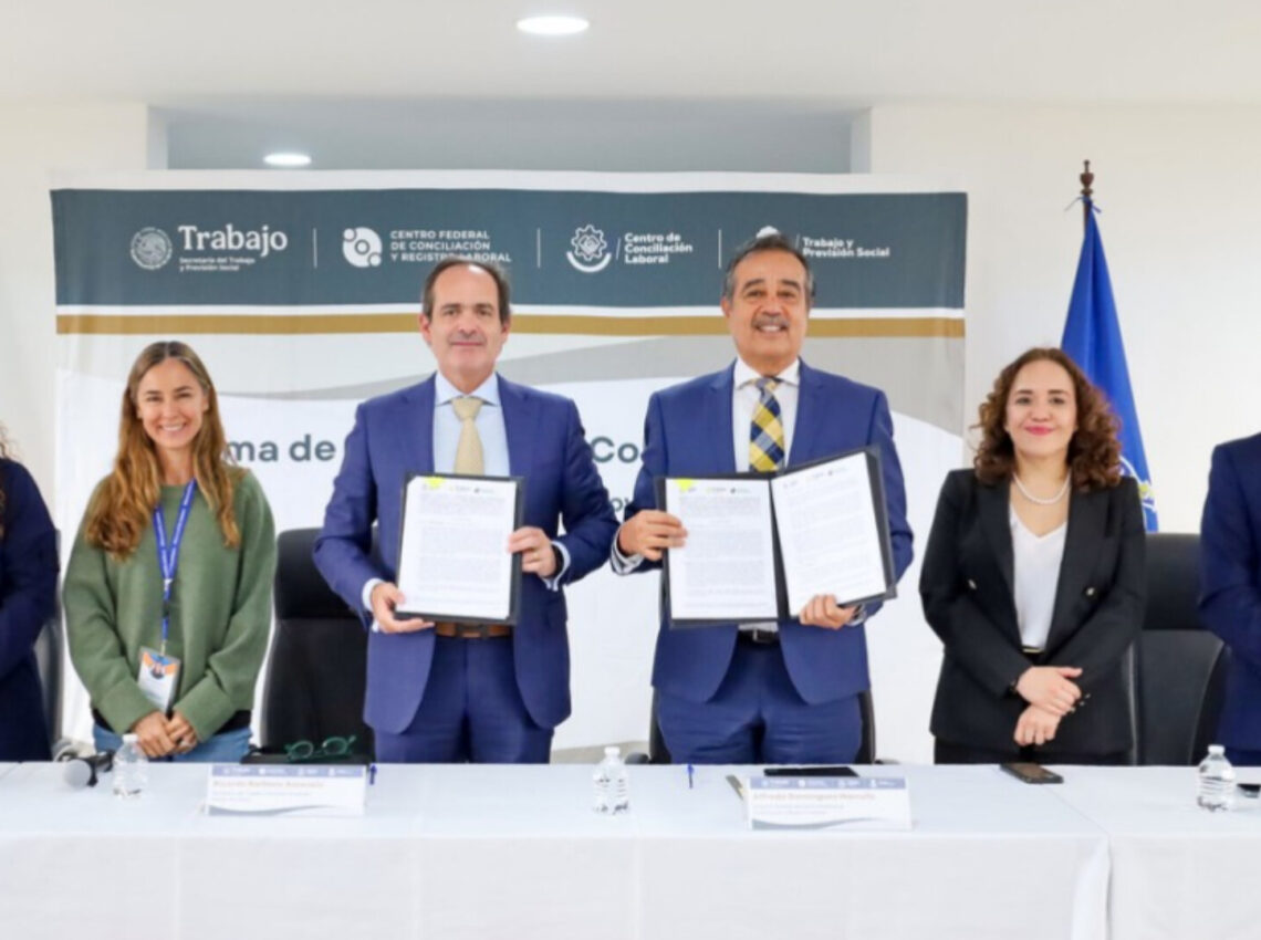 Firman convenio “Conciliación sin Fronteras” para fortalecer la justicia laboral en Jalisco