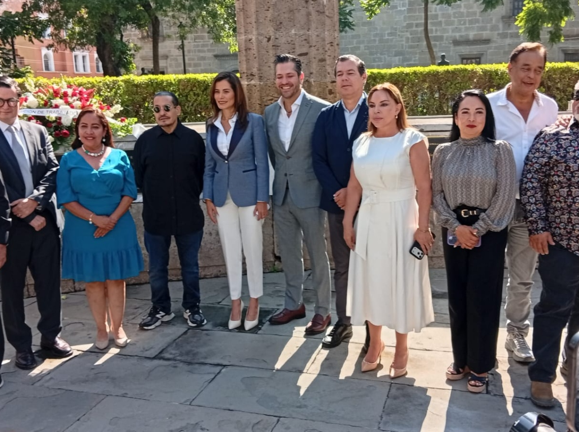 FTJ-CTM Jalisco conmemora el 128 aniversario del natalicio de Heliodoro Hernández Loza.